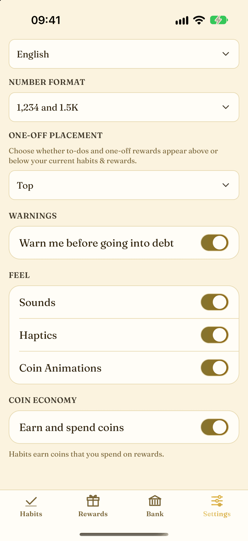 Coin Economy On or Off