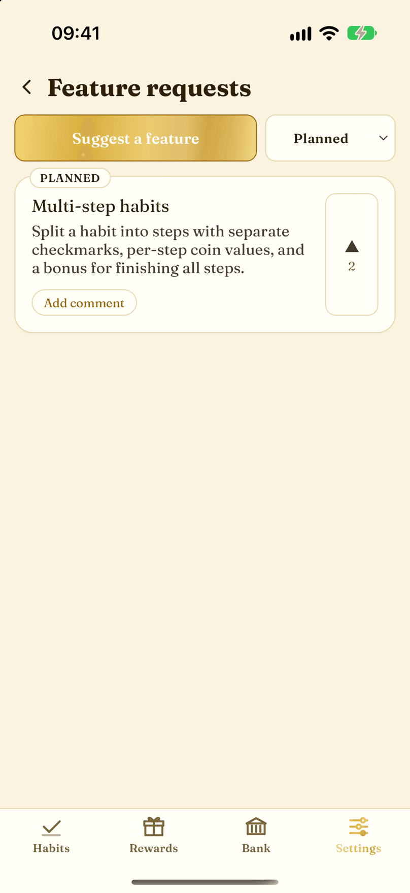 Feature Requests