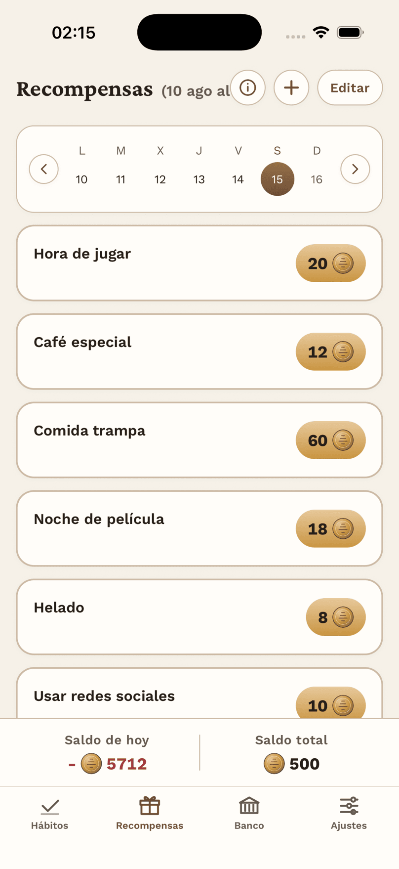 Recompensas