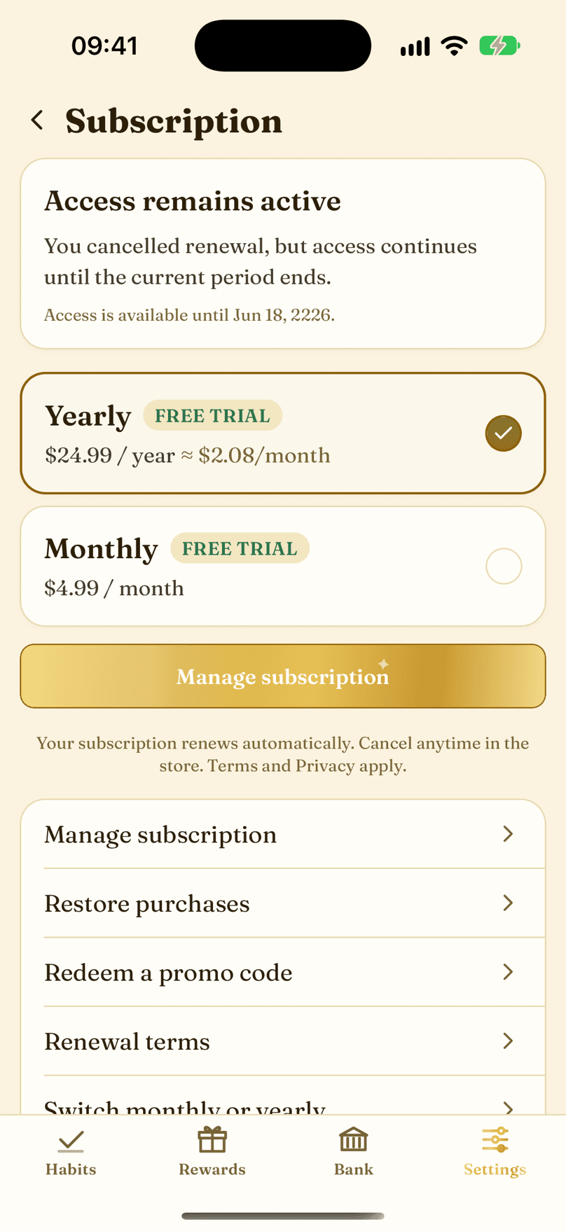 The Subscription