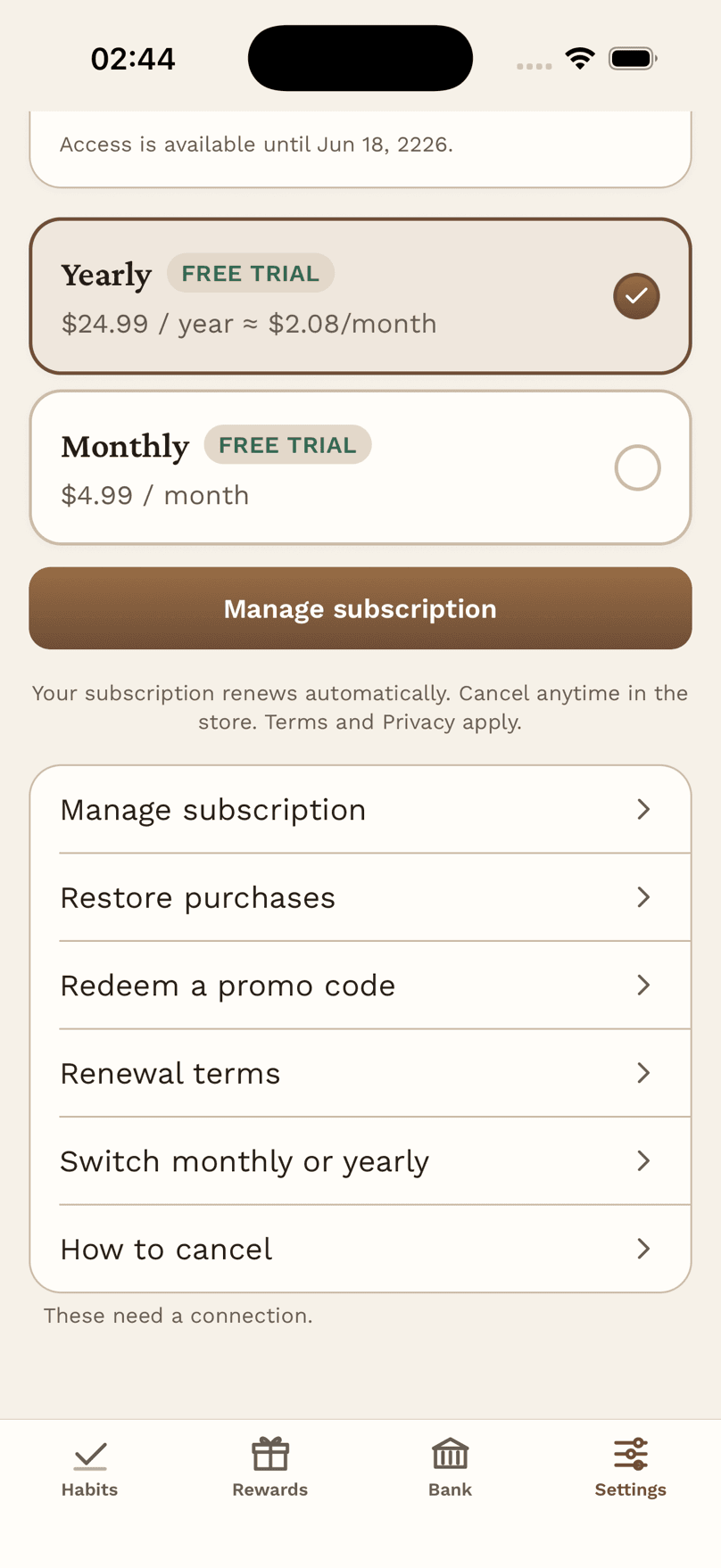 The Subscription